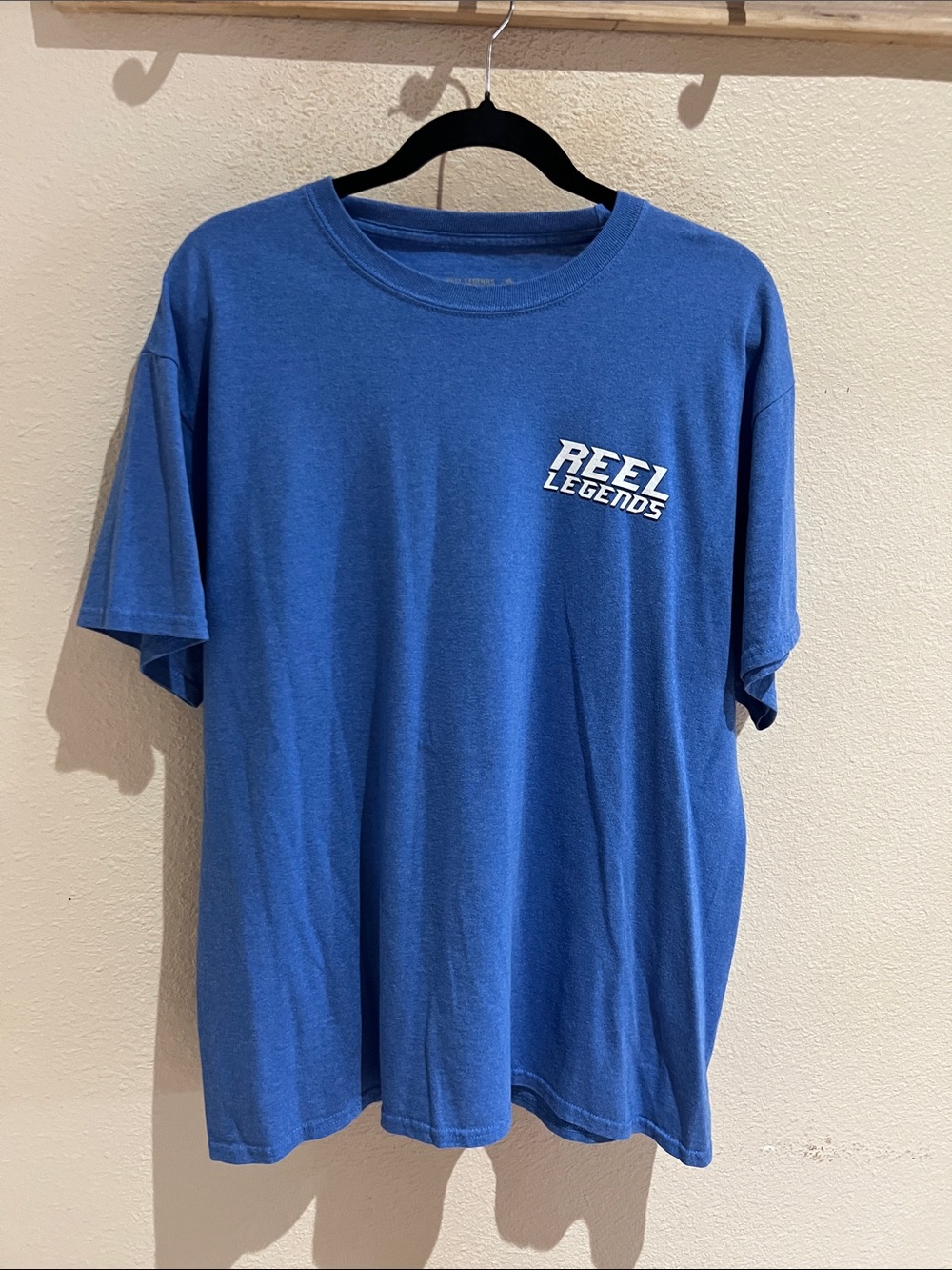 Reel Legends Men's Royal Blue Short-Sleeve Logo Tee